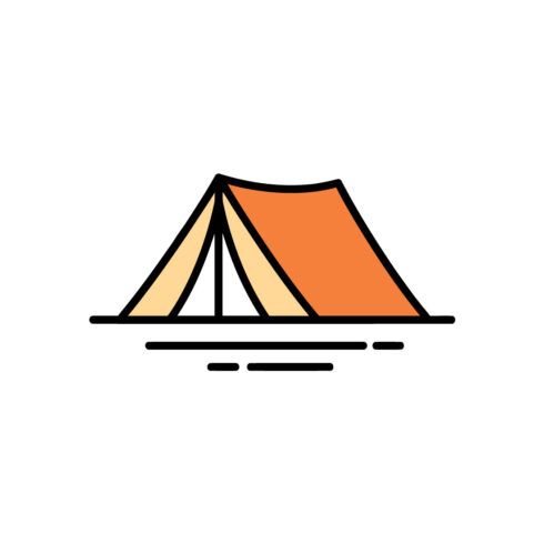 A-Frame Tent Icon for Outdoor Camping and Adventure cover image.