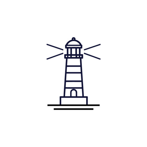 Lighthouse Icon for Maritime, Safety, and Guidance cover image.