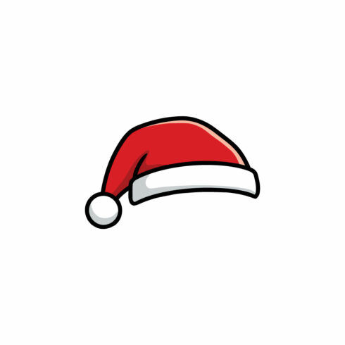 Red Santa Hat Icon for Christmas and Holiday Celebration cover image.