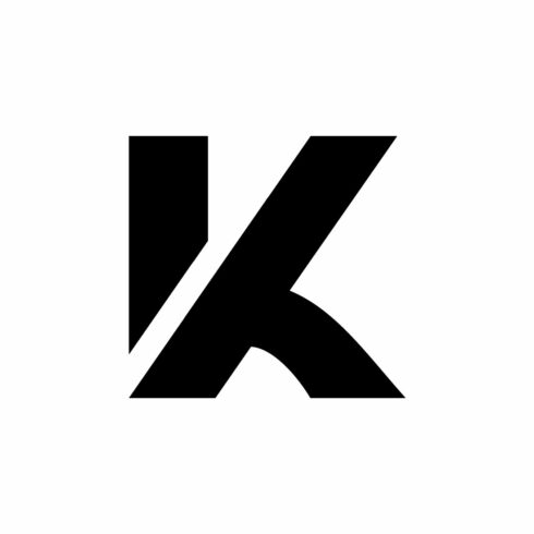 Modern Bold Letter K Logo Icon for Business and Brand Identity cover image.