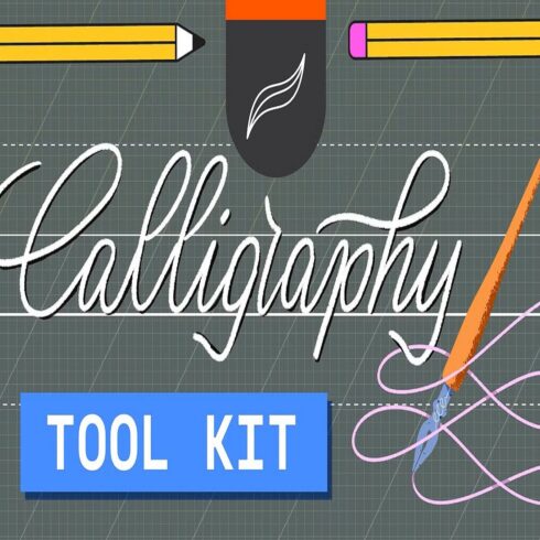 Procreate Calligraphy Brush Set cover image.