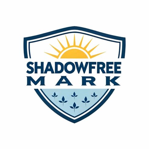 Shadowfree mark logo isolated on white background, a symbol of innovation and excellence, representing advanced technology and superior performance cover image.