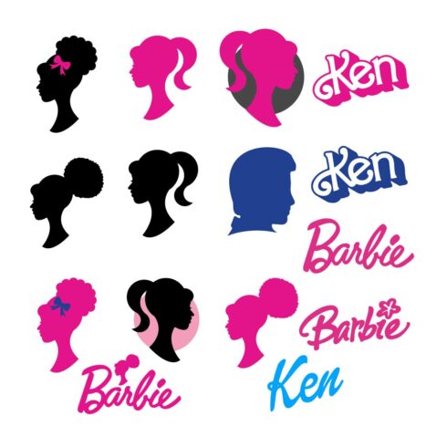 BARBIE bundle SVG EPS PDF digital files Cricut PNG cover image.
