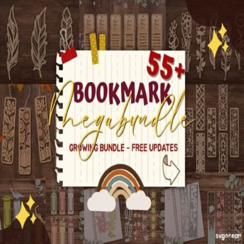 Bookmark Laser Cut Mega Bundle cover image.