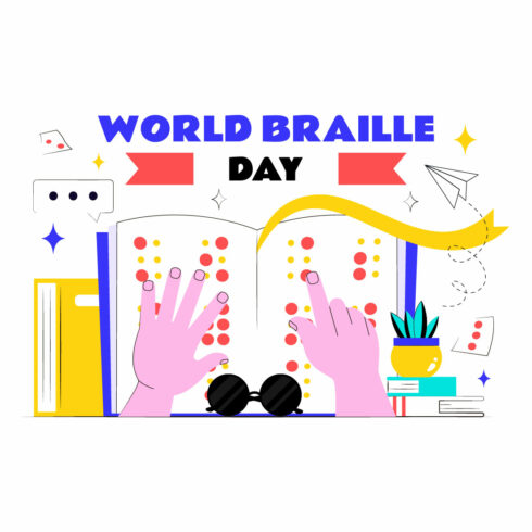 10 World Braille Day Illustration cover image.