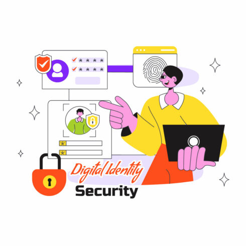 10 Digital Identity Security Illustration cover image.