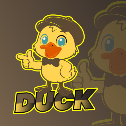 Duck Mascot Logo cover image.