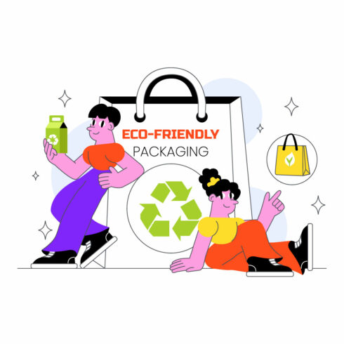 10 Eco Friendly Packaging Illustration cover image.