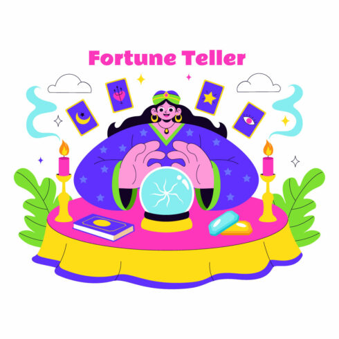 10 Fortune Teller Tarot Illustration cover image.