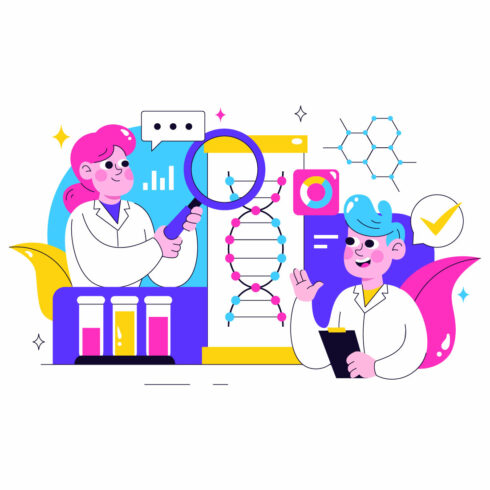 10 Genetics Testing Illustration cover image.