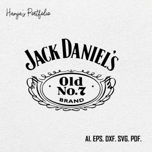 Jack Daniels Whisky Logo SVG cover image.