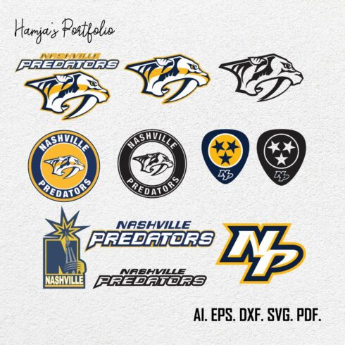 Nashville Predators Hockey Teams Svg, Nashville Predators Svg Ll Nashville Predators Svg, Hockey Svg, Nashville Predators Template cover image.