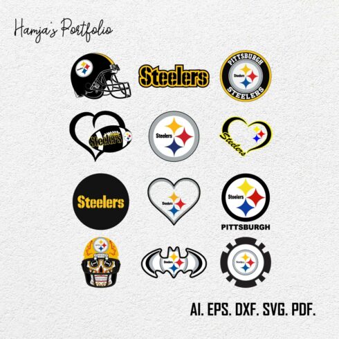 Pittsburgh Steelers Logo SVG Design cover image.