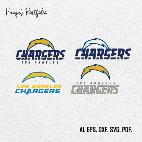 Los Angeles Chargerrs Football SVG PNG Bundle, svg Sports files, Svg For Cricut, Clipart, Football Cut File, Layered SVG For Cricut File cover image.