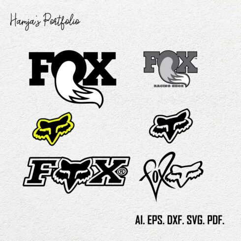 Fox Racing Vector Svg Logo Design cover image.
