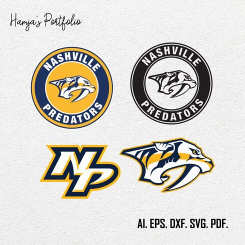 Nashville Predators Hockey Teams Svg, Nashville Predators Svg Ll Nashville Predators Svg, Hockey Svg, Nashville Predators Template cover image.