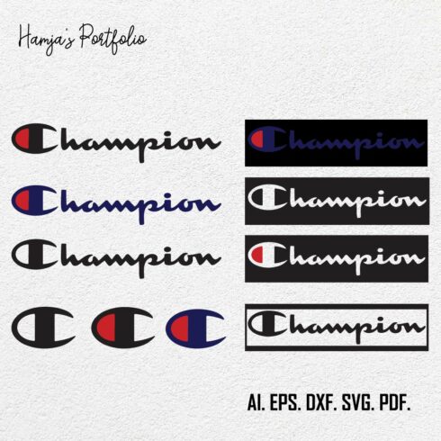 Champion Logo Vector Svg Design cover image.