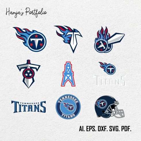 Tennessee Titans Logo SVG Vector Design cover image.