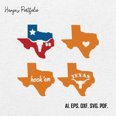 Texas Longhorns Logo SVG bundle cover image.