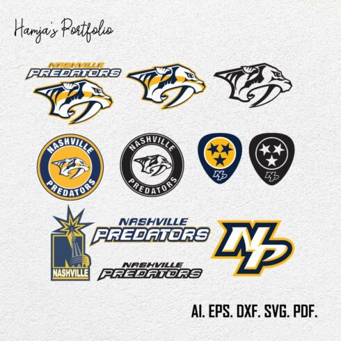 Nashville Predators Hockey Teams Svg, Nashville Predators Svg Ll Nashville Predators Svg, Hockey Svg, Nashville Predators Template cover image.