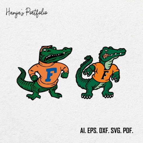 Florida Gators SVG Vector Logo Design ll Sport Vector Logo Set cover image.