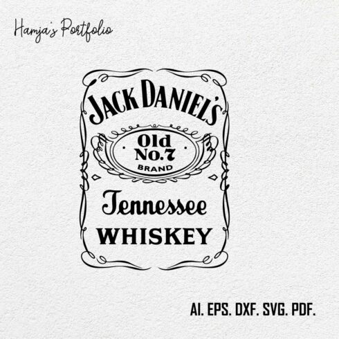 Jack Daniels Whisky Logo SVG cover image.