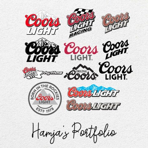 Coors Light Logo Svg Vector Set cover image.