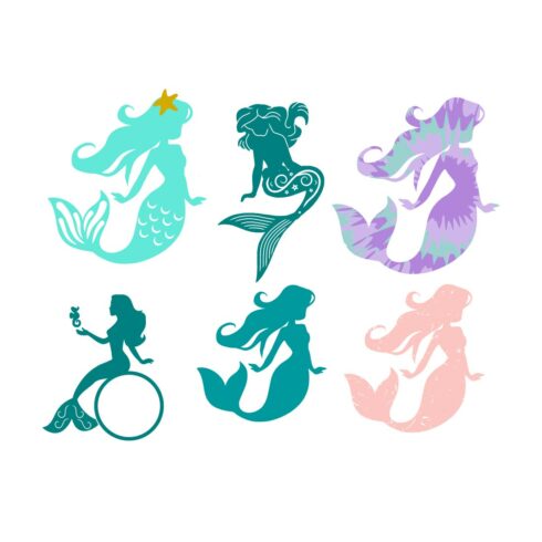 Marmaid Svg T shirt vector logo design cover image.