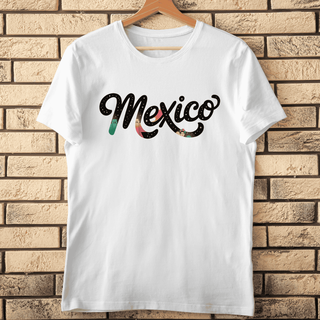 Mexico Calligraphy T-shirt Design MasterBundles