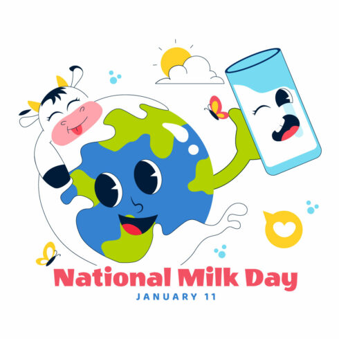11 World Milk Day Illustration cover image.