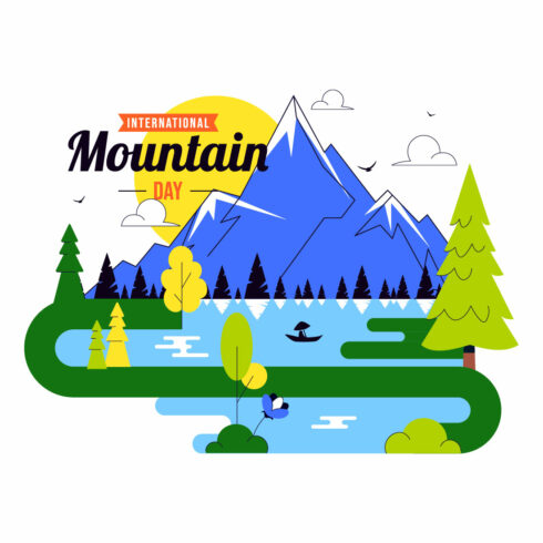 10 International Mountain Day Illustration cover image.
