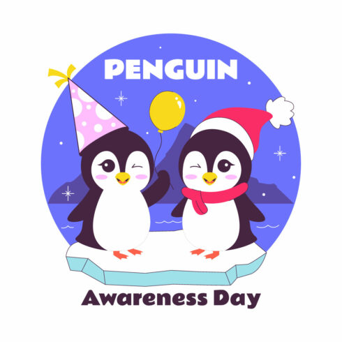 11 Penguin Awareness Day Illustration cover image.