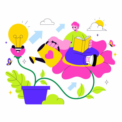 10 Personal Growth Illustration cover image.