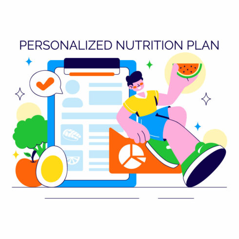 10 Personalized Nutrition Plan Illustration cover image.