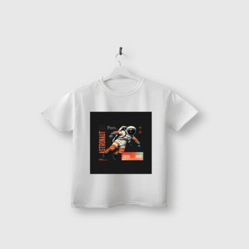 stronaut Retro Voyage Tee T-shirt design you uploaded cover image.
