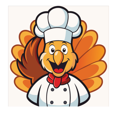 smiling-turkey-chef-mascot-vector-illustration cover image.