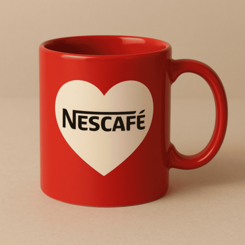 Coffee Brand Mug Mockup — Realistic Red Cup Template cover image.