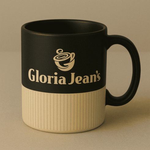 Gloria Jean’s Coffee Mug Mockup for Brand Presentation cover image.
