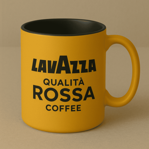 Modern Lavazza Style Coffee Cup Mockup for Brand Identity cover image.
