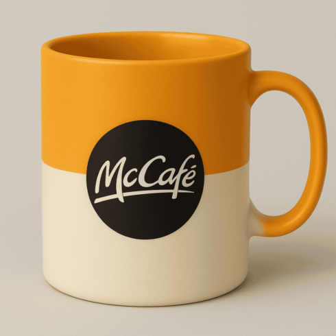 McCafé Coffee Mug Mockup – Realistic Branding Presentation cover image.