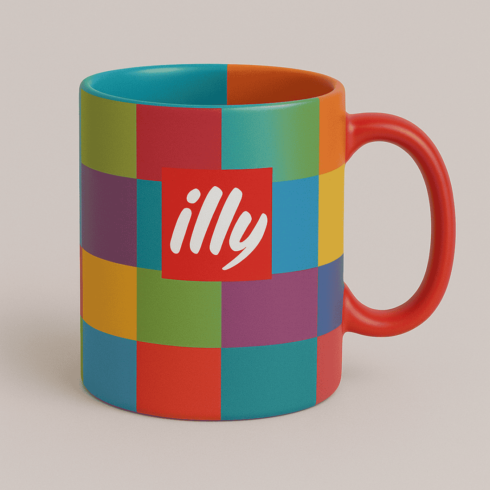 Modern Illy Coffee Mug Mockup – Elegant Branding Display cover image.