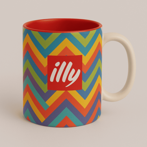 High-Quality Illy Coffee Cup Mockup for Branding Presentation cover image.
