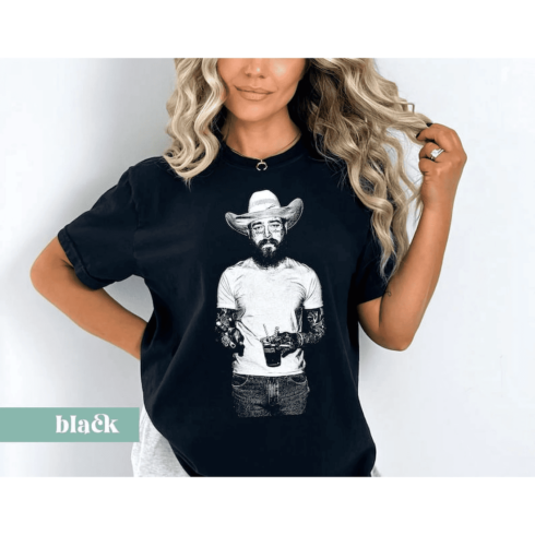 cowboy t-shirt black cover image.