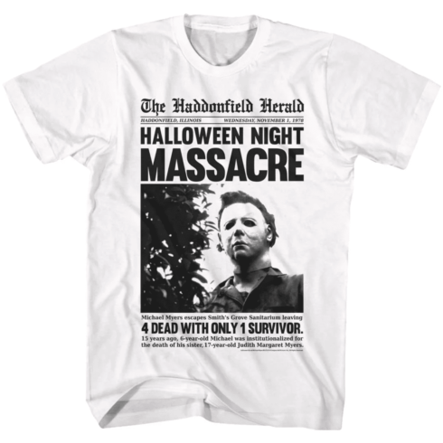 Halloween T-shirt White cover image.