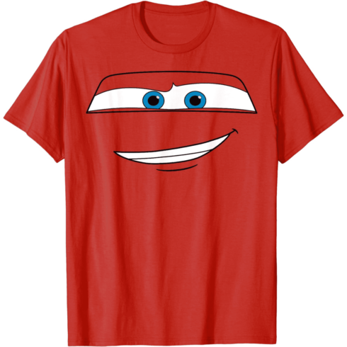 Red car racer T-shirt cover image.