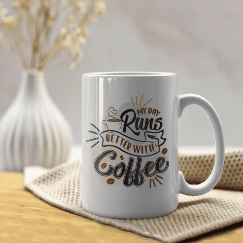 Run Coffee Cup Mokup cover image.