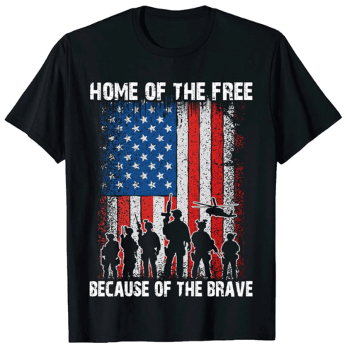 Memorial Day, Veterans Day, Independence Day T-shirt Logo cover image.