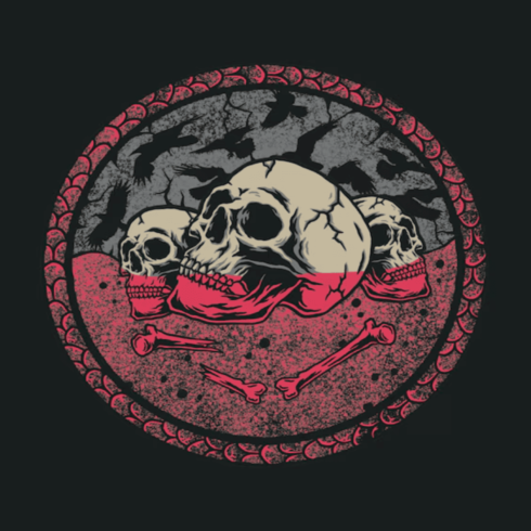 Día de los Muertos T-shirt Logo cover image.