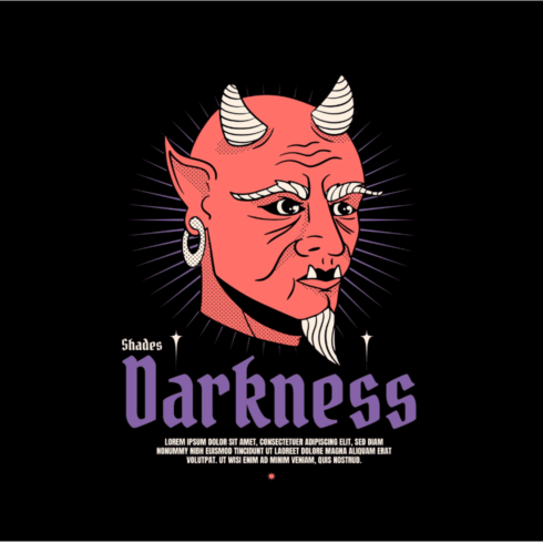 SHADES DARKNESS T-SHIRT LOGO cover image.