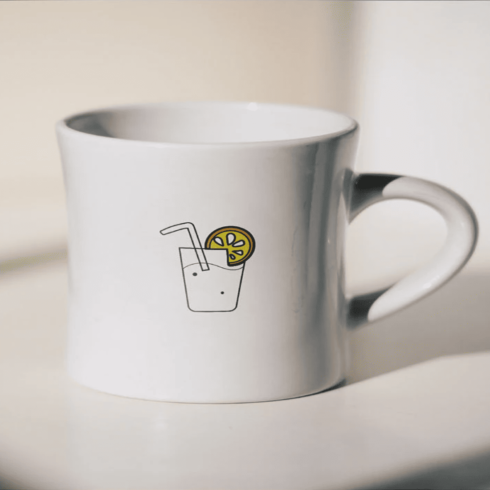 Designer coffee mockup cover image.